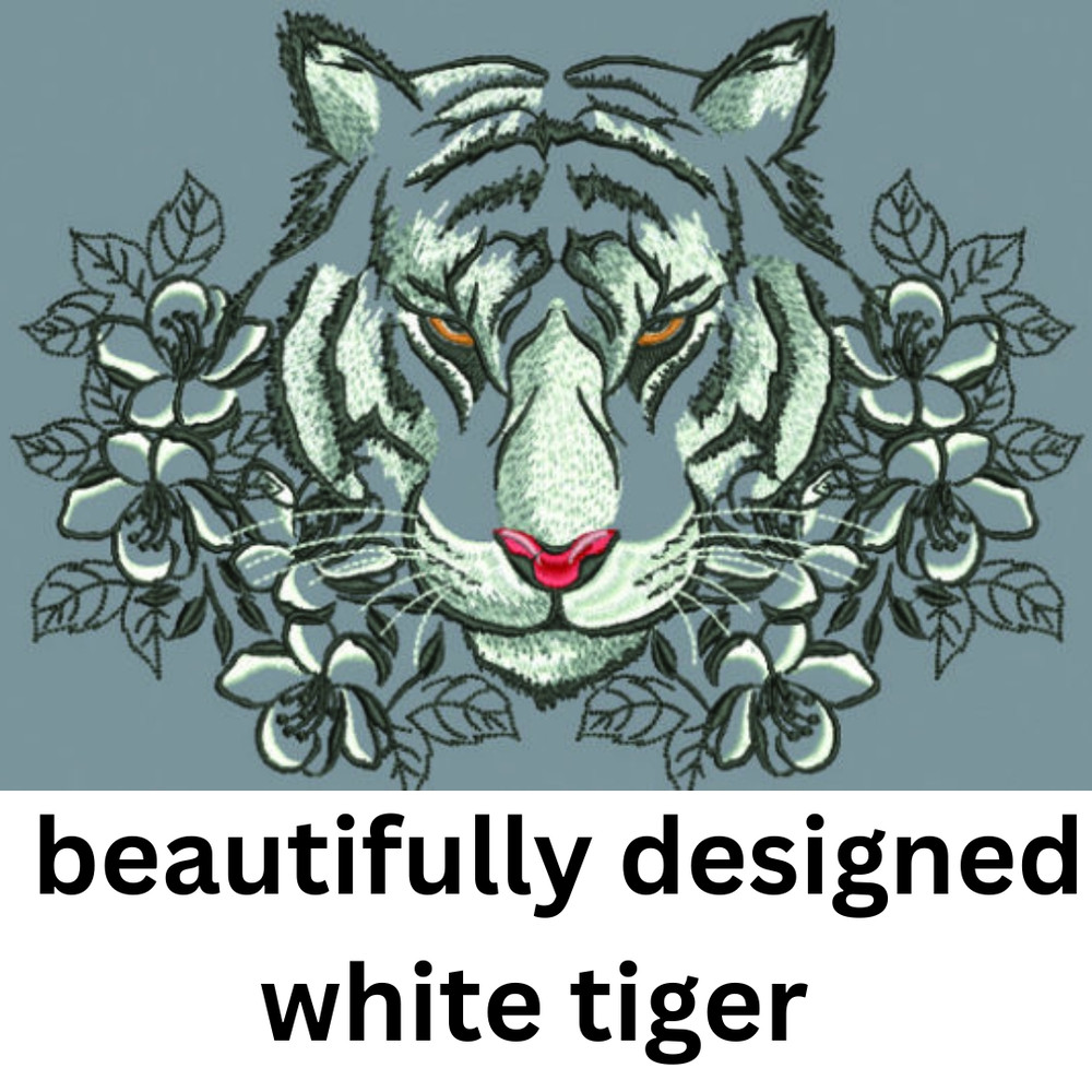 White Tiger Fierce And Beautifully Designed 0