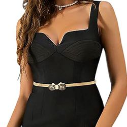 women and girl fashion metal stretchable gold plated belly chain waist belt jewellery waistband accessory, sci-08