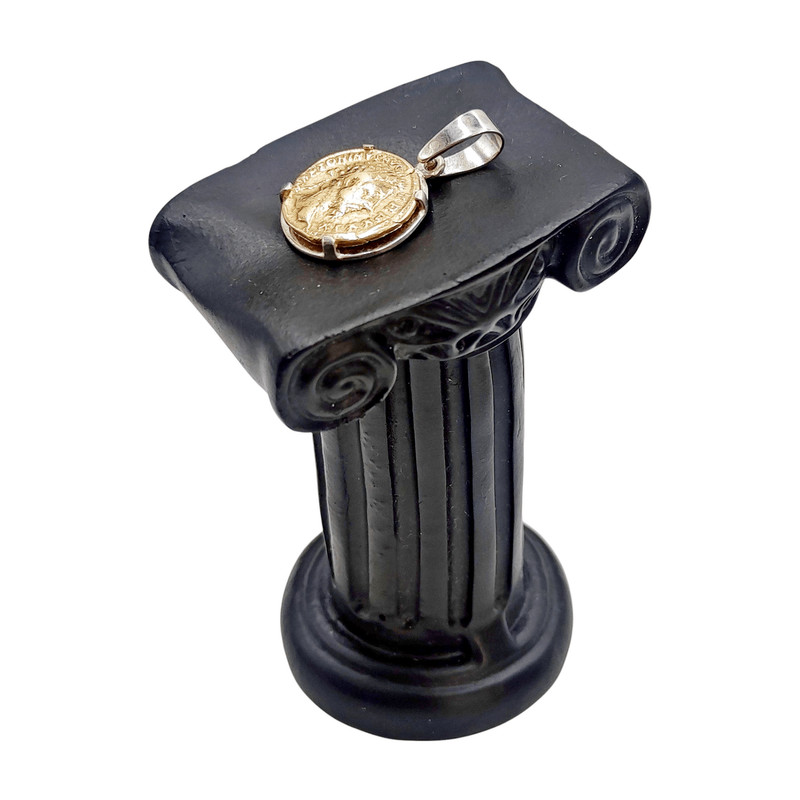 Pendant Legionary Denarius KRLD 925 Sterling Silver With 14K Gold Plated 5