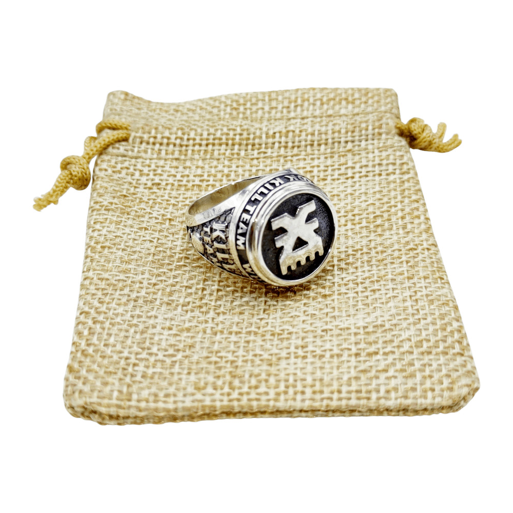 Mens Ring From The Series KILL TEAM Khorne Forces Of Chaos Code KTK Completely 925 Sterling Silver 1