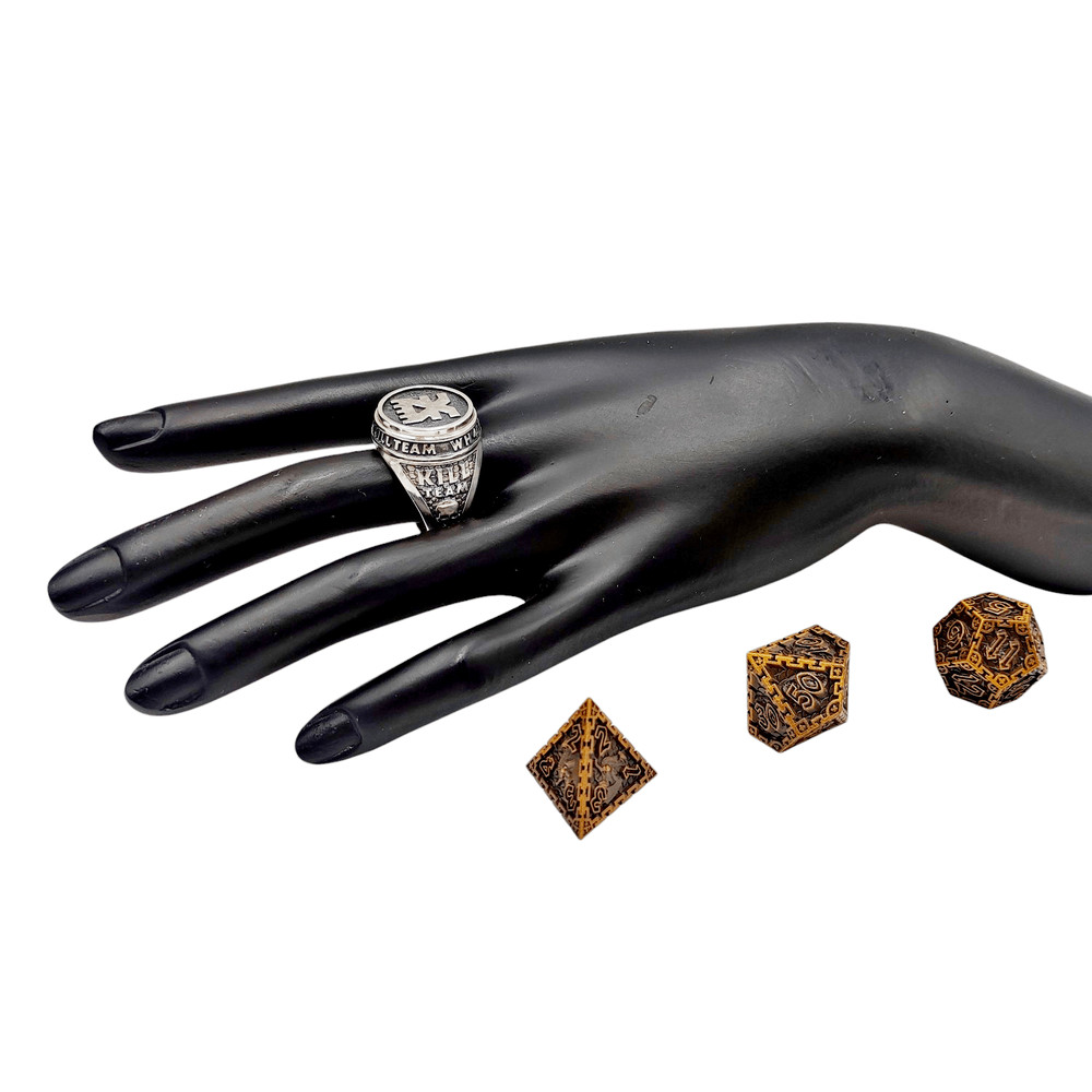 Mens Ring From The Series KILL TEAM Khorne Forces Of Chaos Code KTK Completely 925 Sterling Silver 2