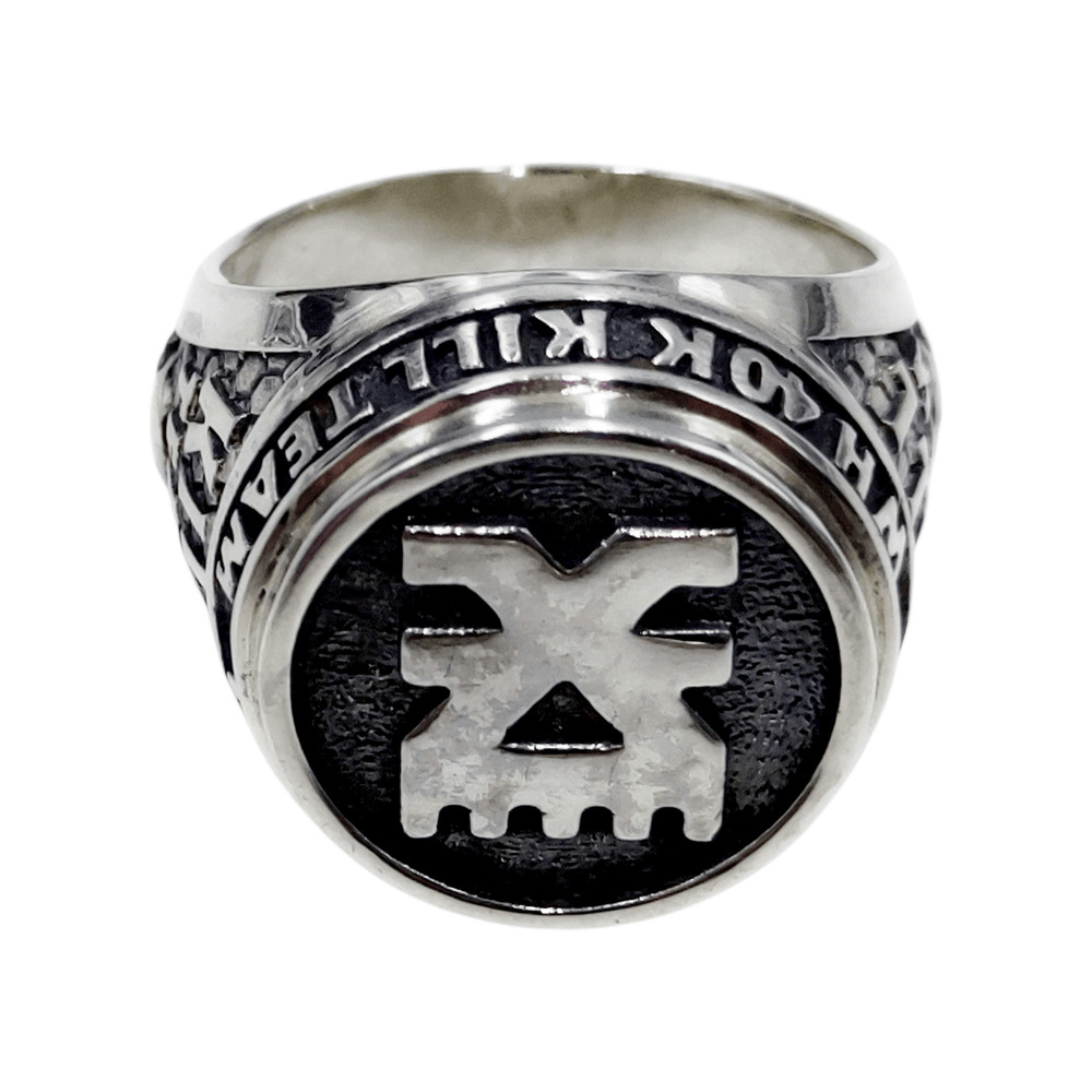 Mens Ring From The Series KILL TEAM Khorne Forces Of Chaos Code KTK Completely 925 Sterling Silver 6