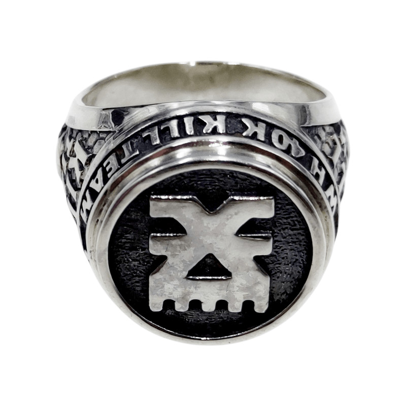 Mens Ring From The Series KILL TEAM Khorne Forces Of Chaos Code KTK Completely 925 Sterling Silver 6
