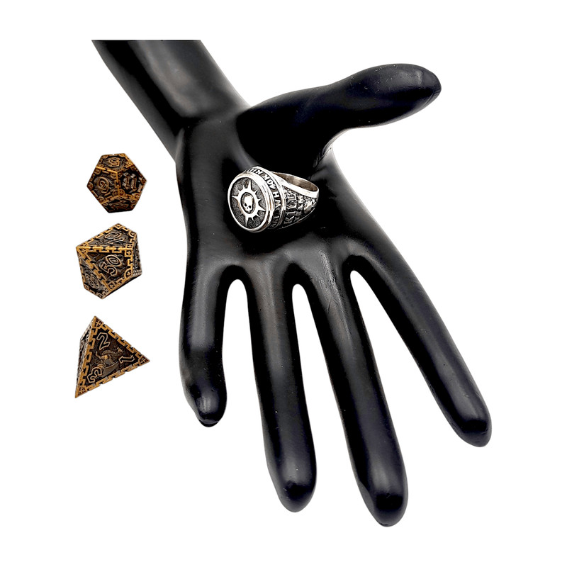 Mens Ring From The Series KILL TEAM Novamarines Space Marines Code NM Completely 925 Sterling Silve