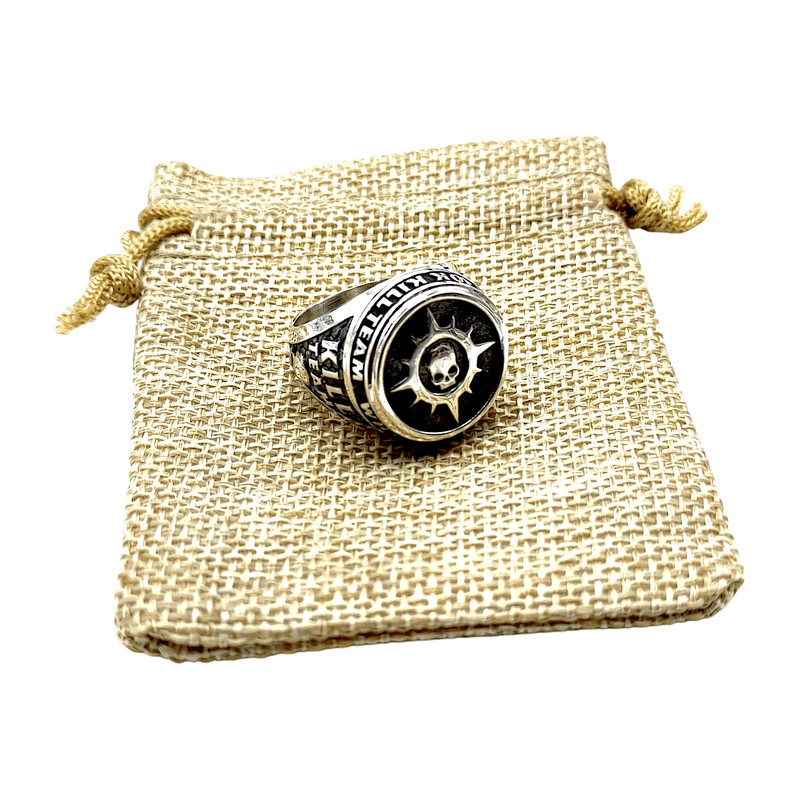 Mens Ring From The Series KILL TEAM Novamarines Space Marines Code NM Completely 925 Sterling Silve