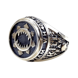 men's ring from the series kill team world eaters space marines, code we40k, completely 925 sterling silver