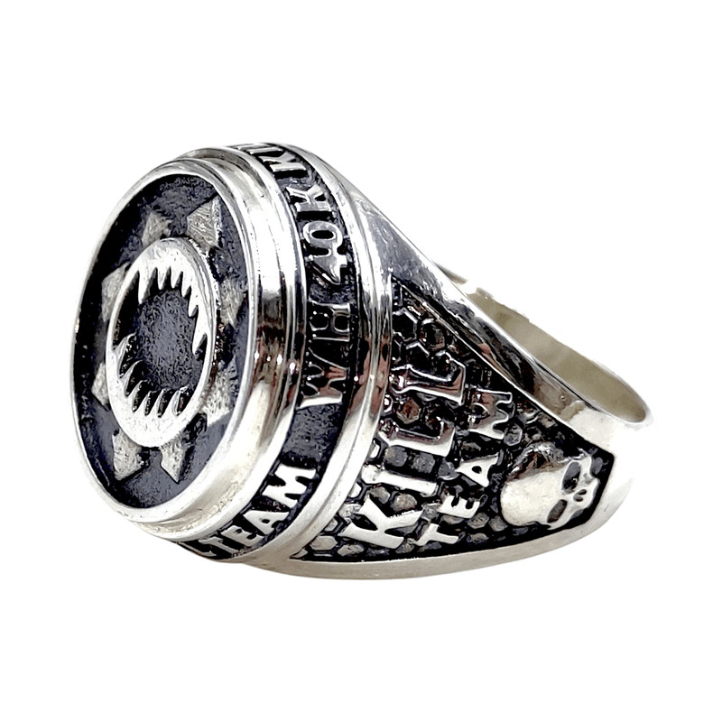 Mens Ring From The Series KILL TEAM World Eaters Space Marines Code WE40K Completely 925 Sterling S 5