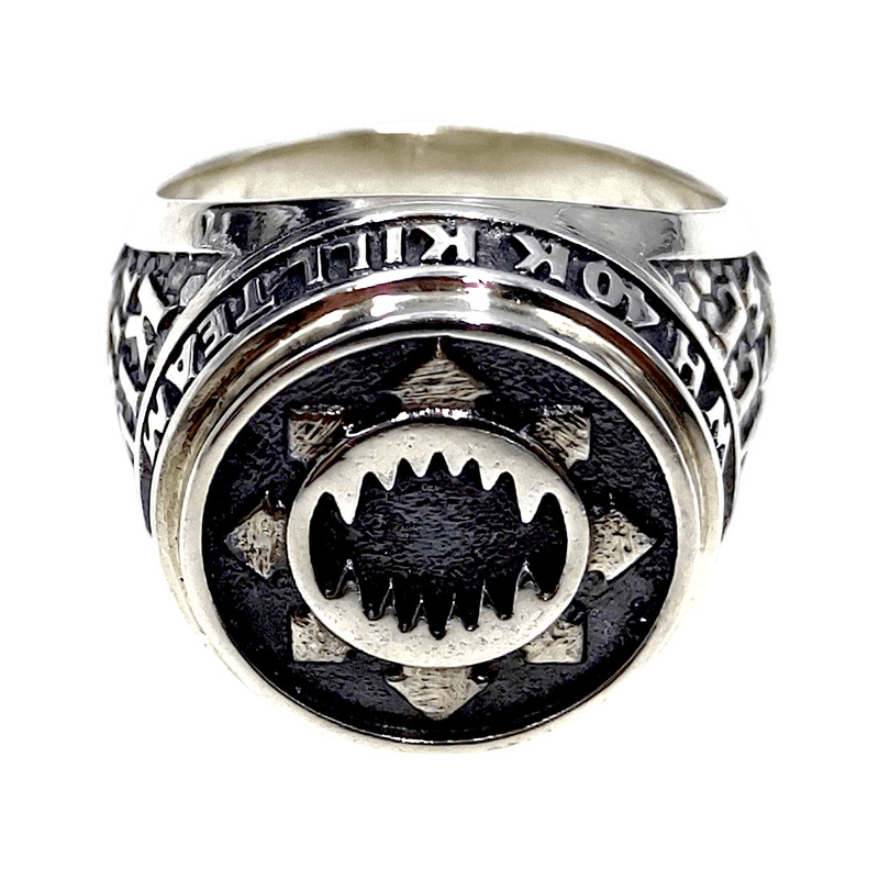 Mens Ring From The Series KILL TEAM World Eaters Space Marines Code WE40K Completely 925 Sterling S 7