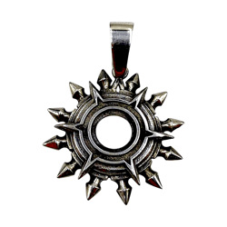 pendant pelor deity dungeon & dragons code pn, dnd, the pendant is completely made of 925 sterling silver