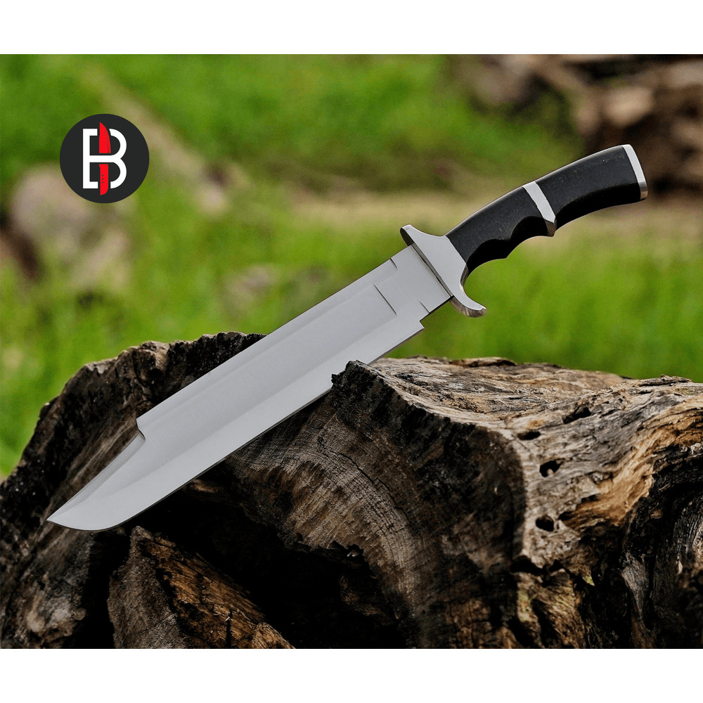 Custom Handmade Spring Steel Jack Crains Predator Machete Movie Knife Replica 0