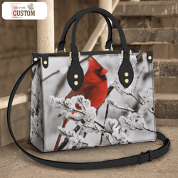 cardinal leather bag, crossbody bag, woman shoulder bag, gift for girlfriend- anthonyshop