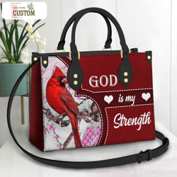 cardinal leather bag, crossbody bag, woman shoulder bag, gift for girlfriend, shopping bag