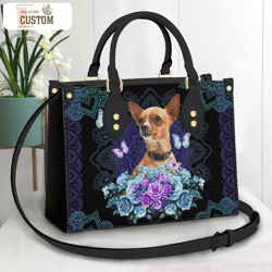 chihuahua leather bag, crossbody bag, woman shoulder bag, gift for girlfriend, shopping bag