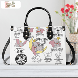 dumbo women leather handbag, travel handbag, gift for her, handmade bag, custom bag, vintage bags, woman shoulder bag