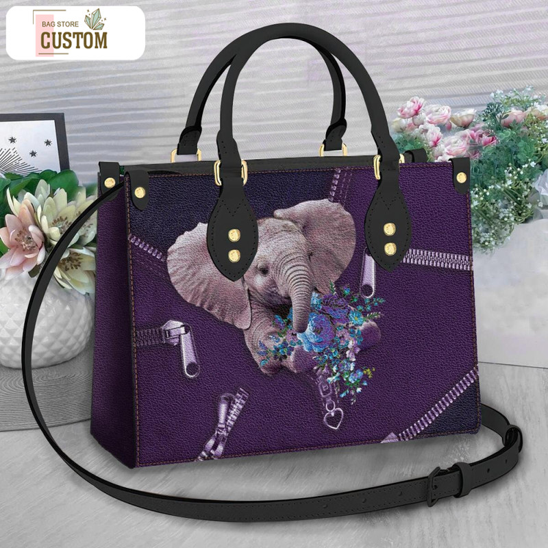 Elephant Leather Bag, Crossbody Bag, Woman Shoulder Bag, Gift for girlfriend, Shopping Bag TD_HN110503M.jpg