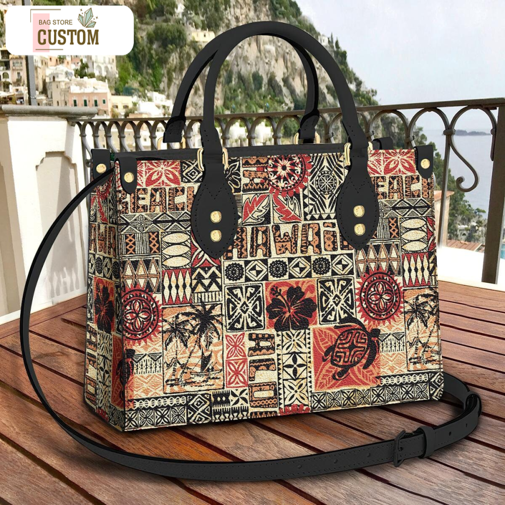 Hawaii Leather Bag, Crossbody Bag, Woman Shoulder Bag, Gift for girlfriend, Shopping Bag TD_TN100508D.jpg
