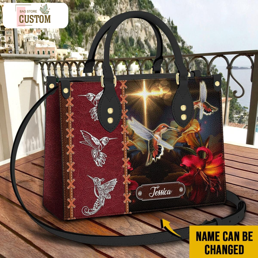 Hummingbird Leather Bag, Crossbody Bag, Woman Shoulder Bag, Gift for girlfriend, Shopping Bag TD_HN090504M.jpg