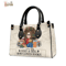 Just A Girl Who Loves Books Personalized Leather Bag, Gift For Reading Lovers, Custom Reading Lovers Leather Bag, Birthday Gift.jpg