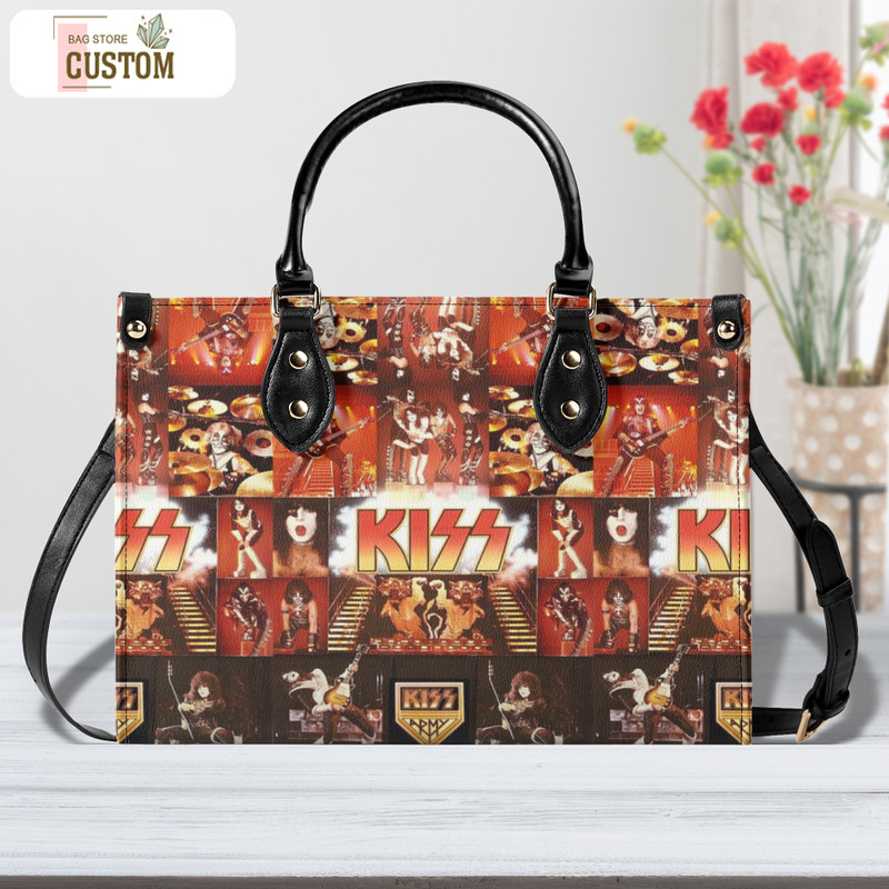 Kizz Leather Handbag,Custom Kizz Woman Bags Purses,Kizz Handbag,Kizz Women Handbag,Custom Bag,Kizz Fan Gift,Vintage Bag.jpg