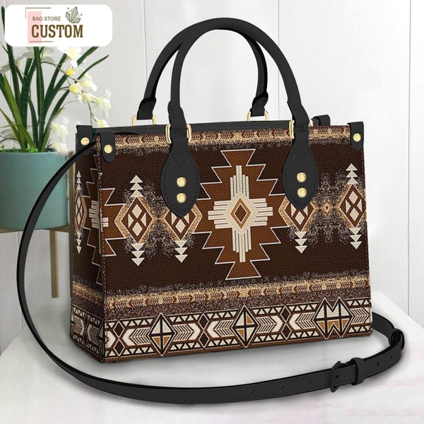Native American 2 Leather Bag, Crossbody Bag, Woman Shoulder Bag, Gift for girlfriend, Shopping Bag TD_TL160505Y.jpg