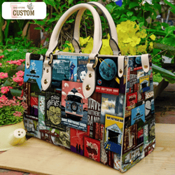 dave matthews handbag,dave matthews leather bag,dave matthews leather handbag,music leather handbag,crossbody bag, music