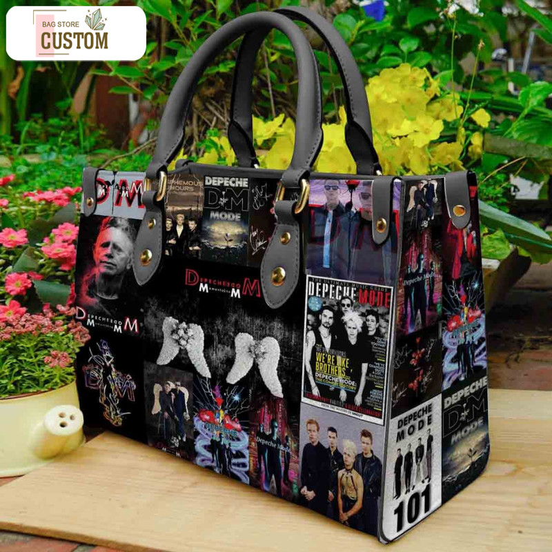 Depeche Mode Handbag, Depeche Mode 2023 Bag, Depeche Mode Rock Band handbag, DM Band Tour Concert 2023 Bag, Depeche Mode Crossbody Bag 2.jpg