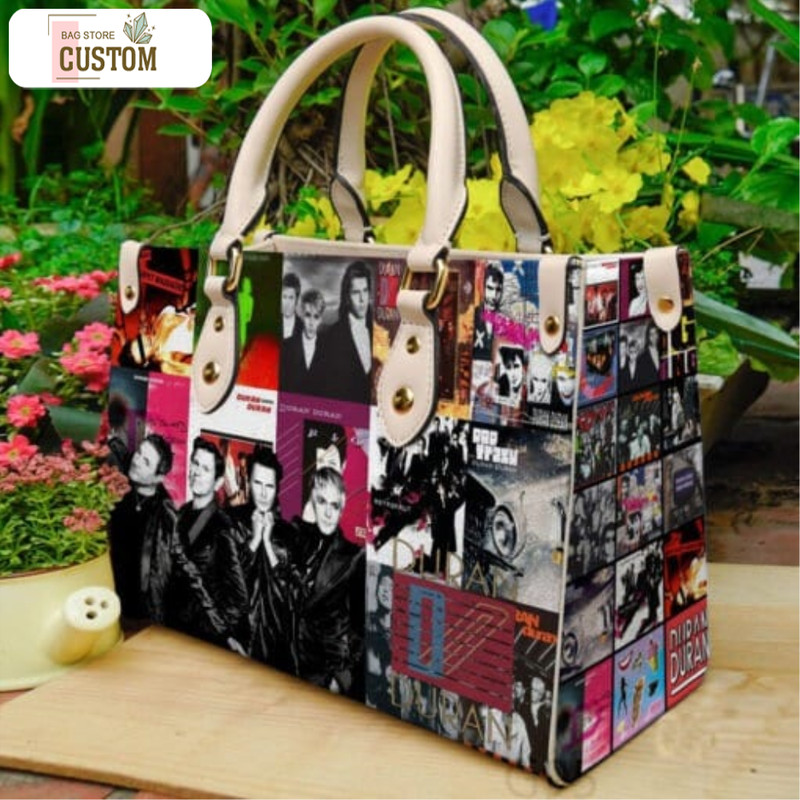 Duran Duran Leather Bag,Duran Duran Handbag,Music Leather Bag,Singer leather bag,Woman Handbag,Music HandBag,Shopping Bag, Custom handbag.jpg