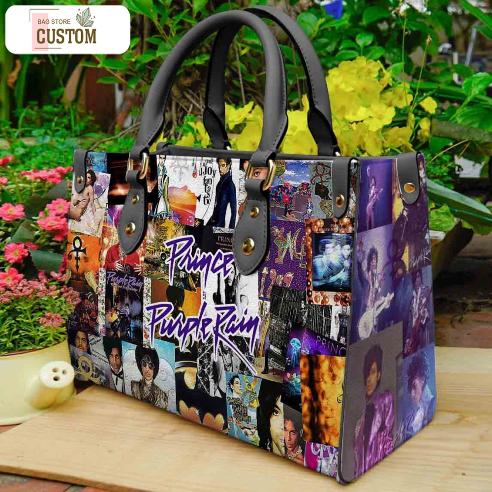 Prince Leather HandBag ,Prince Handbag Love Singer,Music Leather Bag,Travel handbag,Teacher Handbag,Handmade Bag,Custom Bag,Vintage Bags 4.jpg