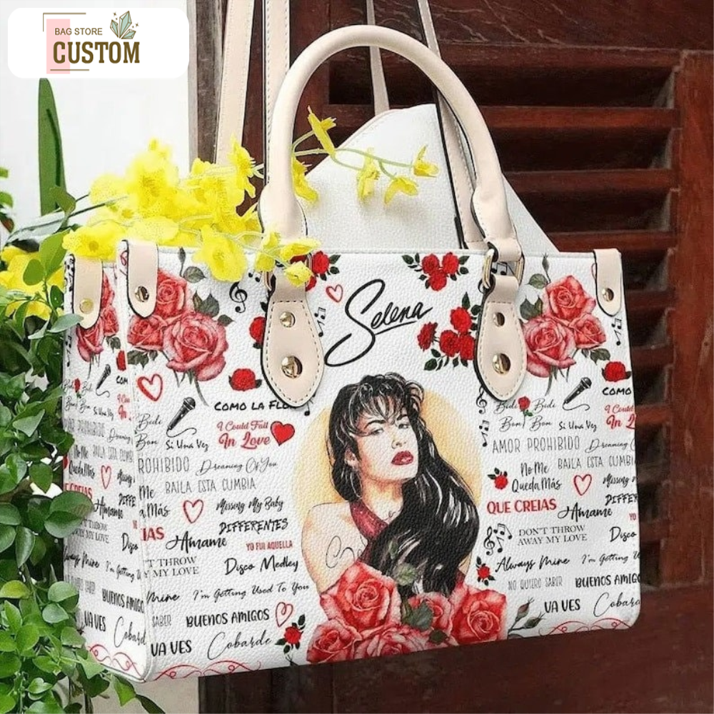 Selena Quintanilla handbag ,Collection Leather Bag Women Leather Hand Bag, Personalized Handbag, Women Leather Bag, Music Trending Handbag.jpg