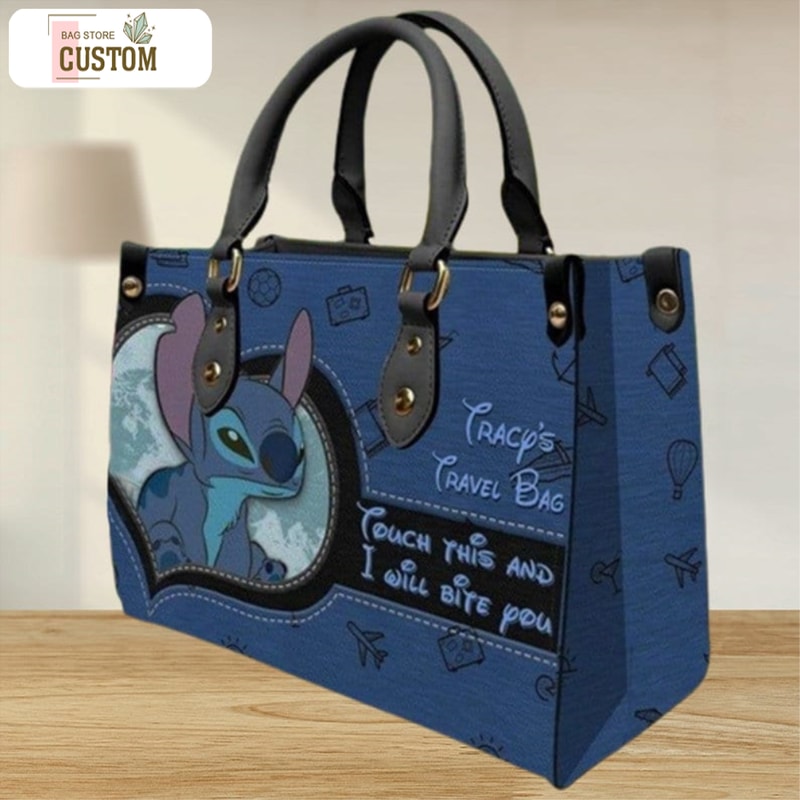 Stitch Leather HandBag ,Stitch Handbag,Disney Handbag,Music Leather Bag,Travel handbag,Teacher Handbag,Handmade Bag,Custom Bag,Vintage Bags.jpg