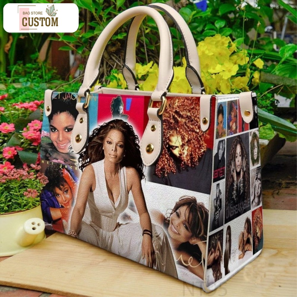 Vintage Janet Jackson Handbag,Janet Jackson Leather Bag,Tour Music handbag,Music Leather Handbag,Crossbody Bag,Teacher bag,Singer bag.jpg