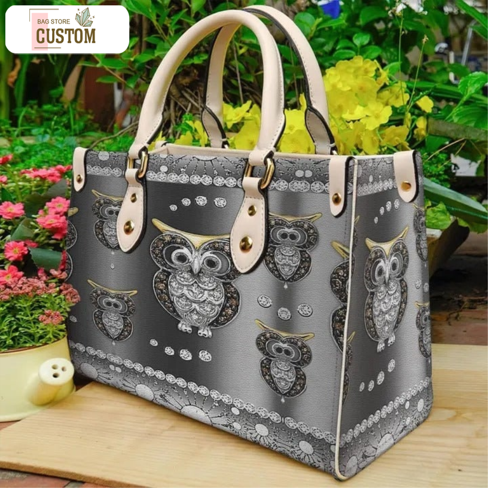 Vintage Owl Purse Tote Bag Handbag,Owl Leather Bag,Owl Leather handbag,Crossbody Bag,Teacher Handbag,Owl Shoulder Bag,Vintage Owl Bag.jpg