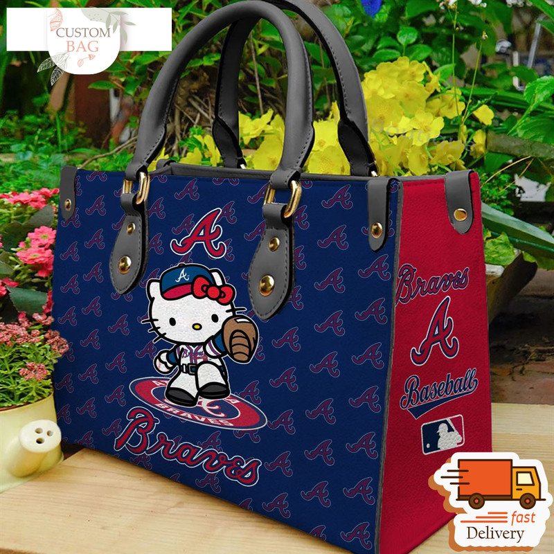 Atlanta Braves Kitty Women Leather Hand Bag.jpg