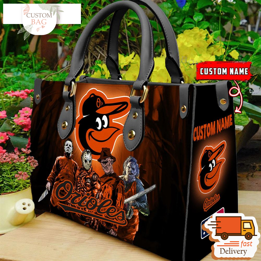 Baltimore Orioles MLB Halloween Women Leather Hand Bag.jpg