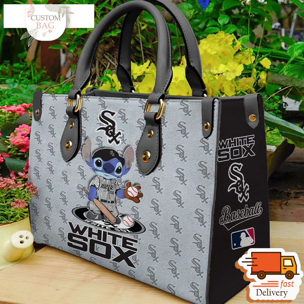 Chicago White Sox Stitch Women Leather Hand Bag.jpg