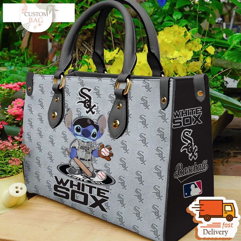 Chicago White Sox Stitch Women Leather Hand Bag.jpg