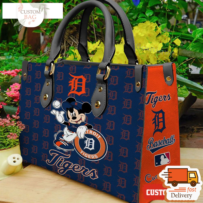 Detroit Tigers Mickey Women Leather Hand Bag.jpg