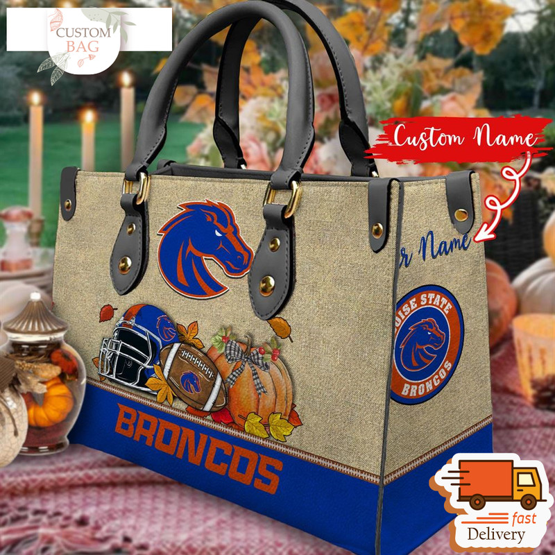 NCAA Boise State Broncos Autumn Women Leather Bag.jpg