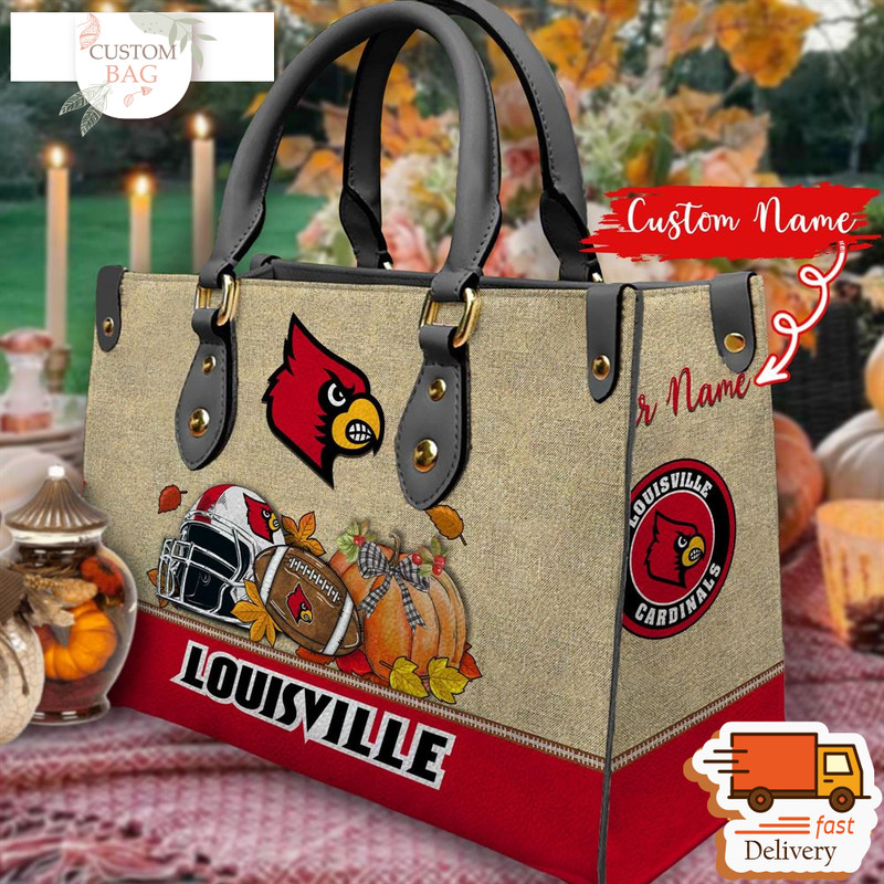 NCAA Louisville Cardinals Autumn Women Leather Bag.jpg