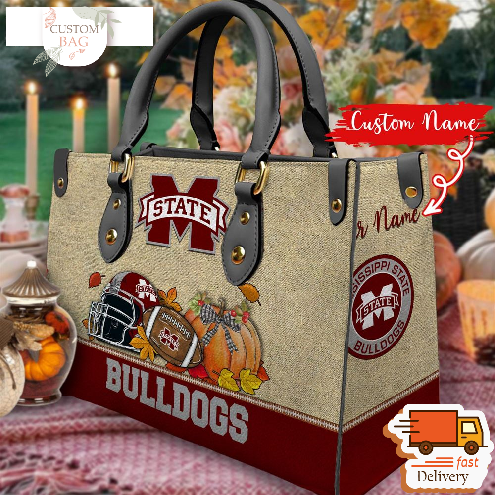 NCAA Mississippi State Bulldogs Autumn Women Leather Bag.jpg