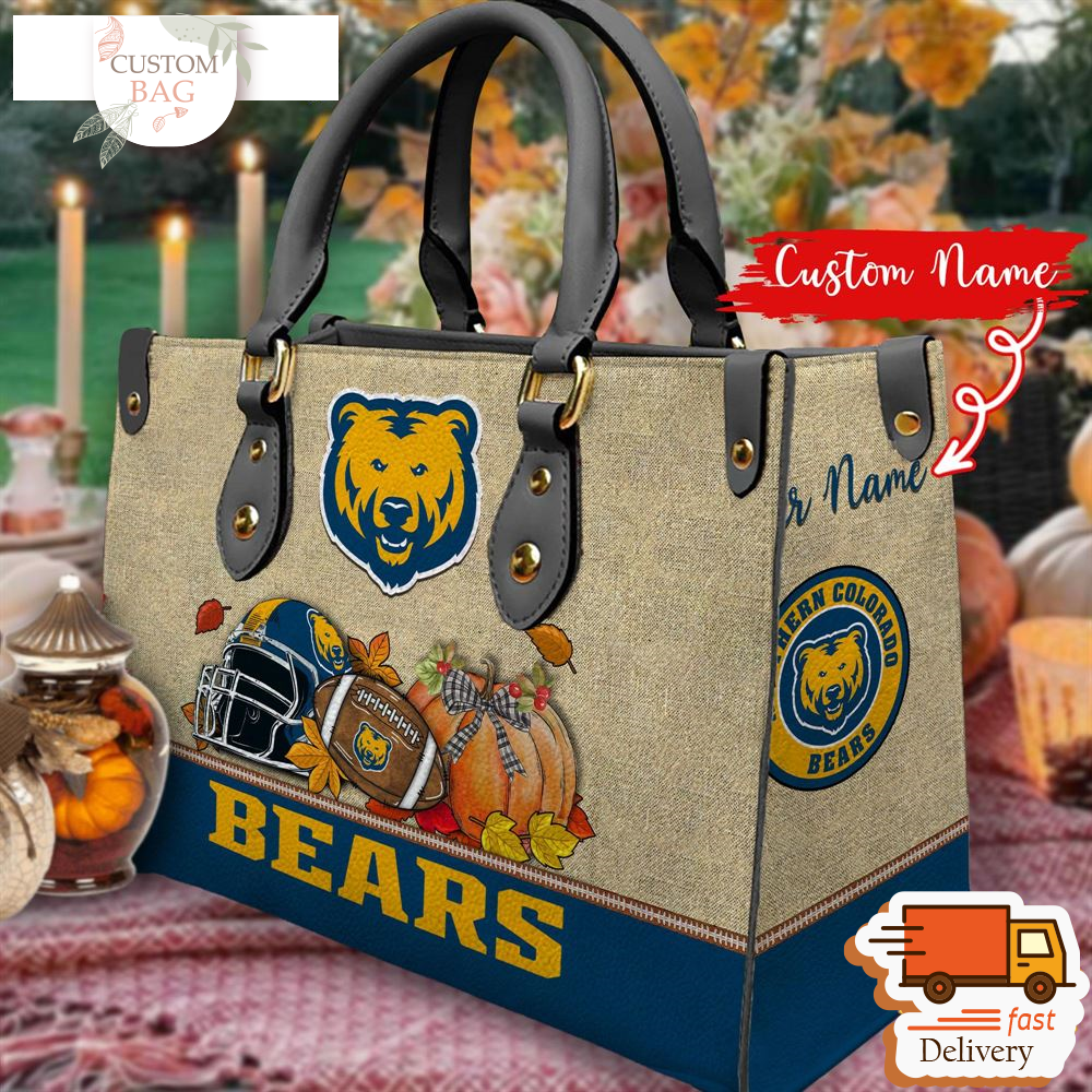 NCAA Northern Colorado Bears Autumn Women Leather Bag.jpg