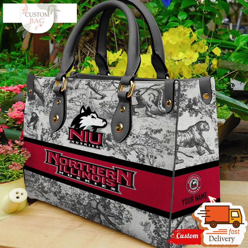 NCAA Northern Illinois Huskies Women Leather Hand Bag.jpg