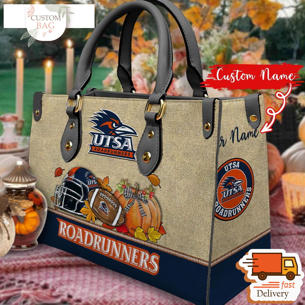 NCAA UTSA Roadrunners Autumn Women Leather Bag.jpg