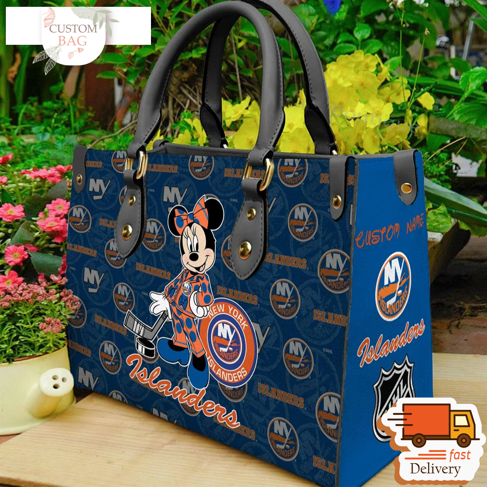 New York Islanders NHL Minnie Women Leather Hand Bag.jpg
