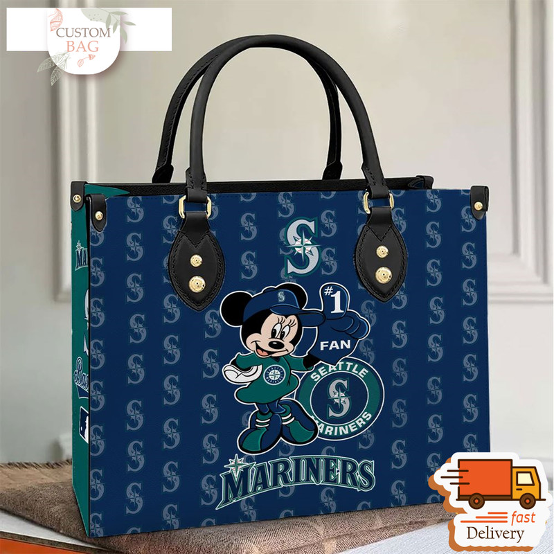 Seattle Mariners Minnie Women Leather Hand Bag.jpg