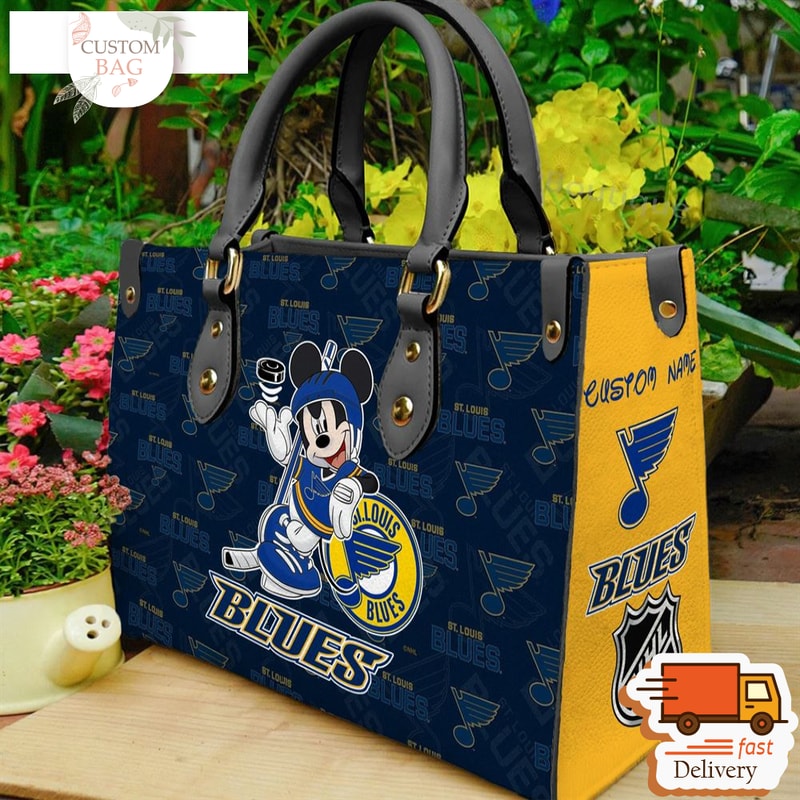 St. Louis Blues NHL Mickey Women Leather Hand Bag.jpg