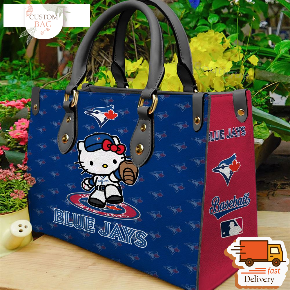 Toronto Blue Jays Kitty Women Leather Hand Bag.jpg