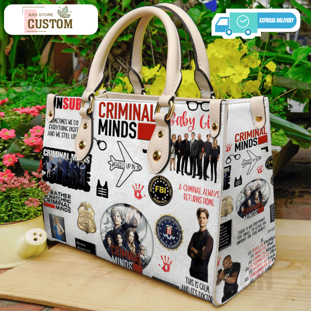 Criminal Minds bag, Criminal Minds leather bag, Criminal Minds shirt, Criminal Minds gift for women.jpg