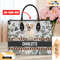 Labrador Retriever Dog Leather Handbag for Women, Gift for Her With Custom Name, Shoulder Tote Bag 4.jpg