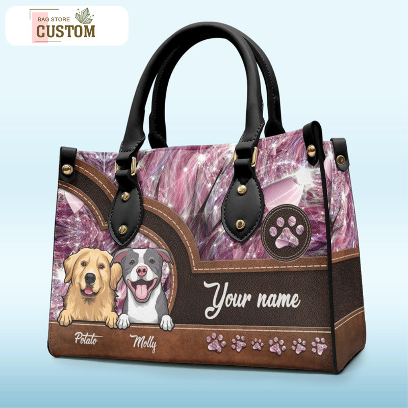 Take Me Everywhere You Go - Dog & Cat Personalized Custom Leather Handbag - Gift For Pet Owners, Pet Lovers.jpg